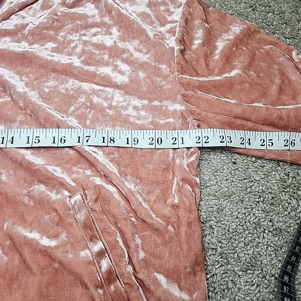 Others Follow Women Velvet Jacket Sz S - Picture 4 of 8